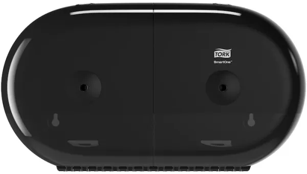 Tork SmartOne T9 Twin, dispenser för toalettpapper, svart